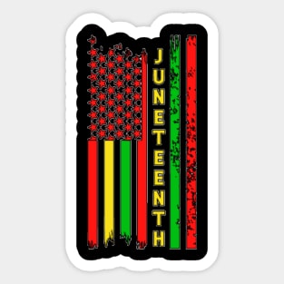 Juneteenth Flag Sticker